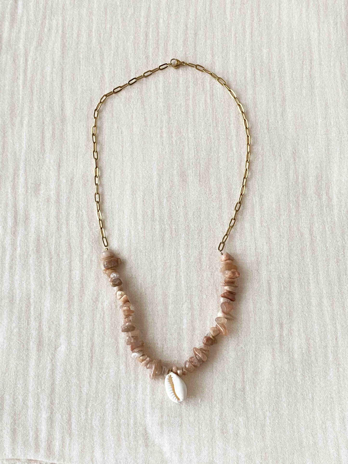 SAND - Quartz combined necklace