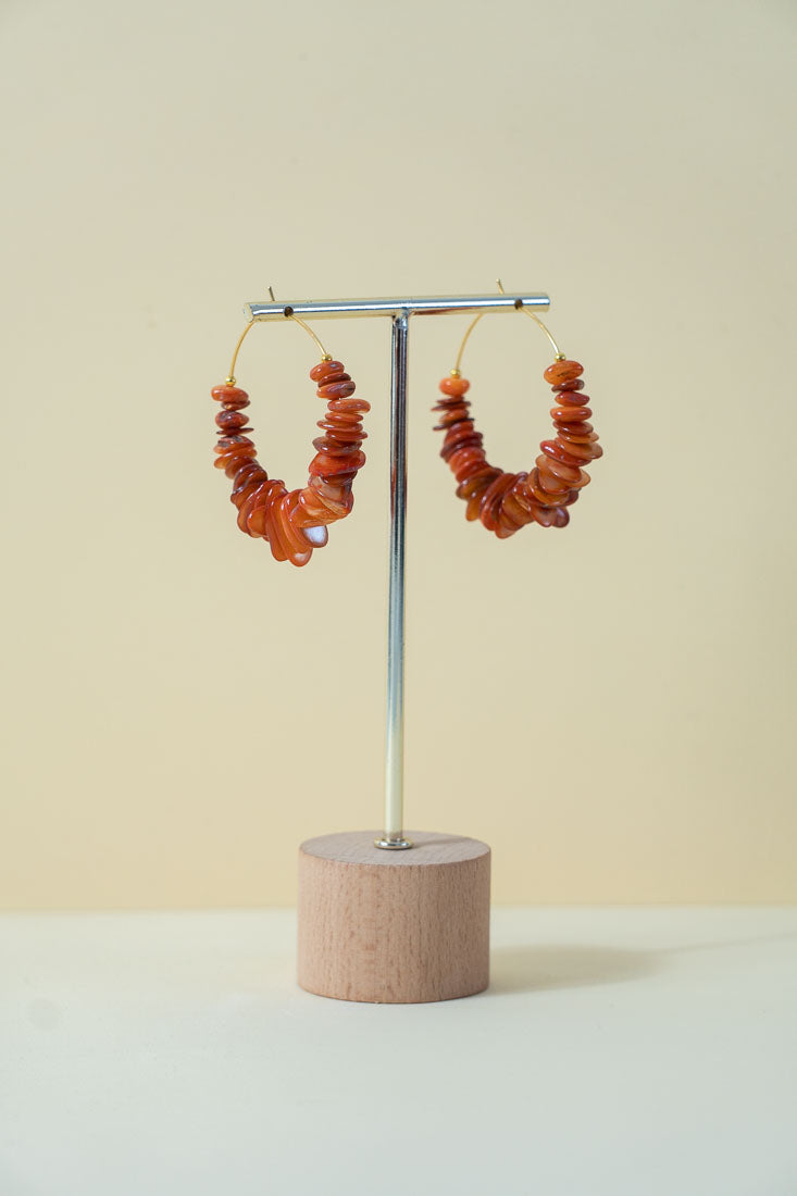 FIRE - Carnelian Earrings